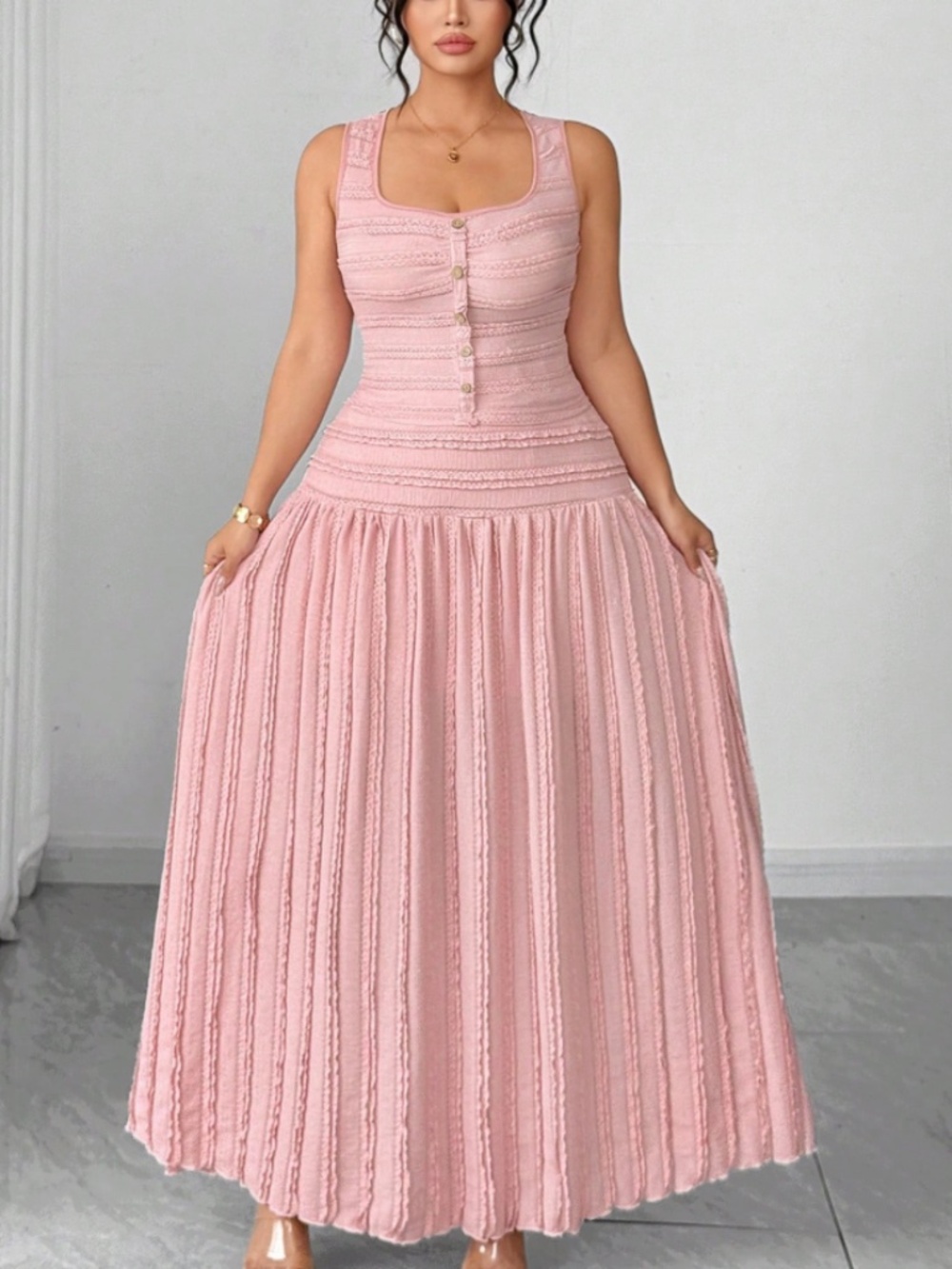 Pink Skirt Set
